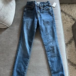 Good American high rise skinny jeans